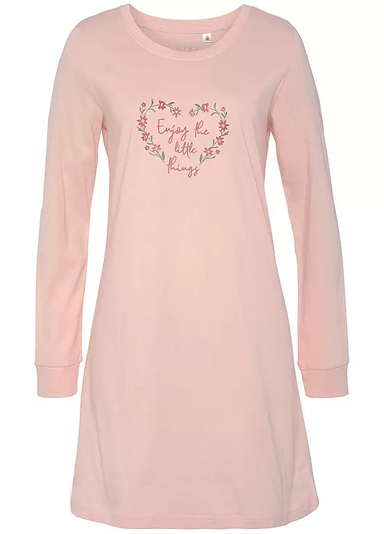 Vivance Dreams Pack Of 2 Long Sleeve Nighties 4 Vivance Dreams Pack Of 2 Long Sleeve Nighties - Image 4