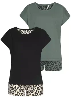 Vivance Dreams Pack Of 2 Pyjamas