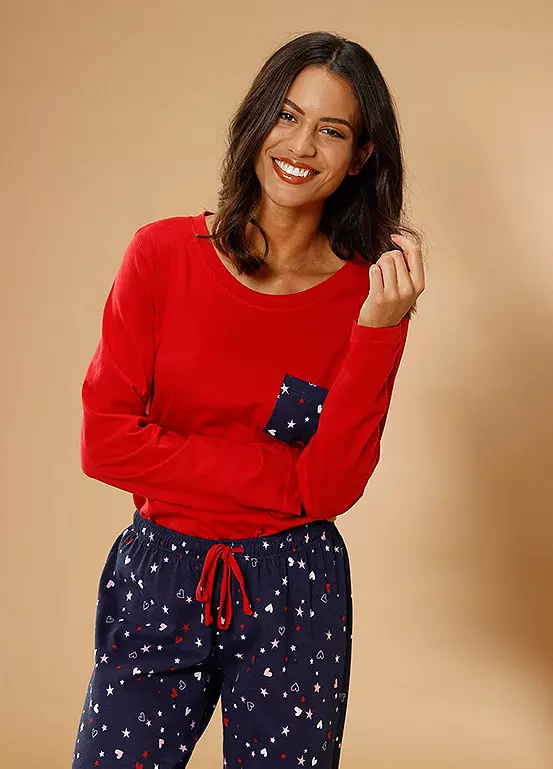 Vivance Dreams Printed Jersey Pyjamas 3 Vivance Dreams Printed Jersey Pyjamas - Image 3