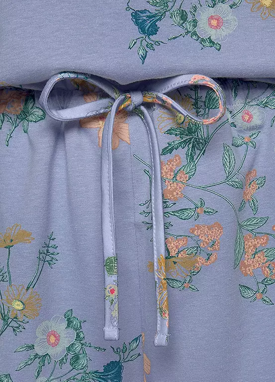 Vivance Dreams Ruffle Short Sleeve Pyjama Playsuit 5 Vivance Dreams Ruffle Short Sleeve Pyjama Playsuit - Image 5