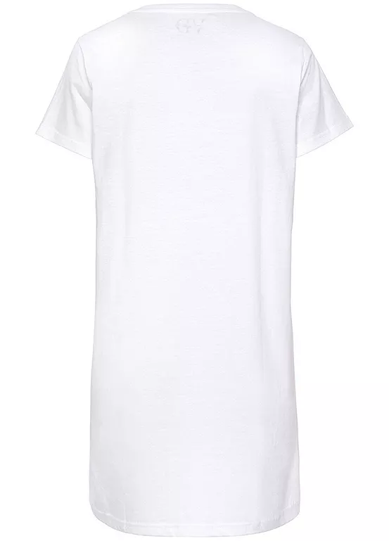 Vivance Dreams Slogan Print Nightie 4 Vivance Dreams Slogan Print Nightie - Image 4