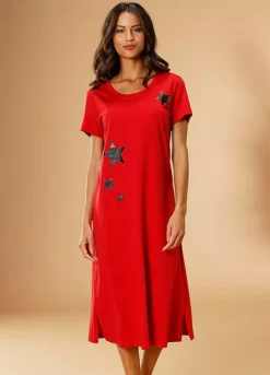 Vivance Dreams Star Print Long Nightie