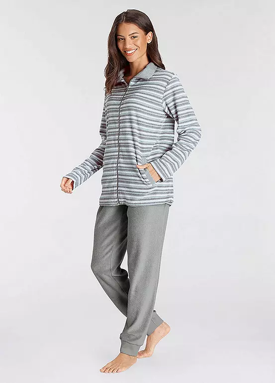 Vivance Dreams Stripe Terry Pyjamas 1 Vivance Dreams Stripe Terry Pyjamas