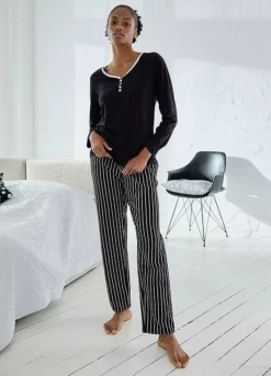 Vivance Dreams Striped Pyjama Bottoms -Daily Bra Store Vivance Dreams Striped Pyjama Bottoms94262216FRSP W03