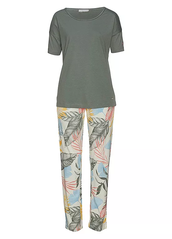 Vivance Dreams Tropical Print Pyjamas 2 Vivance Dreams Tropical Print Pyjamas - Image 2
