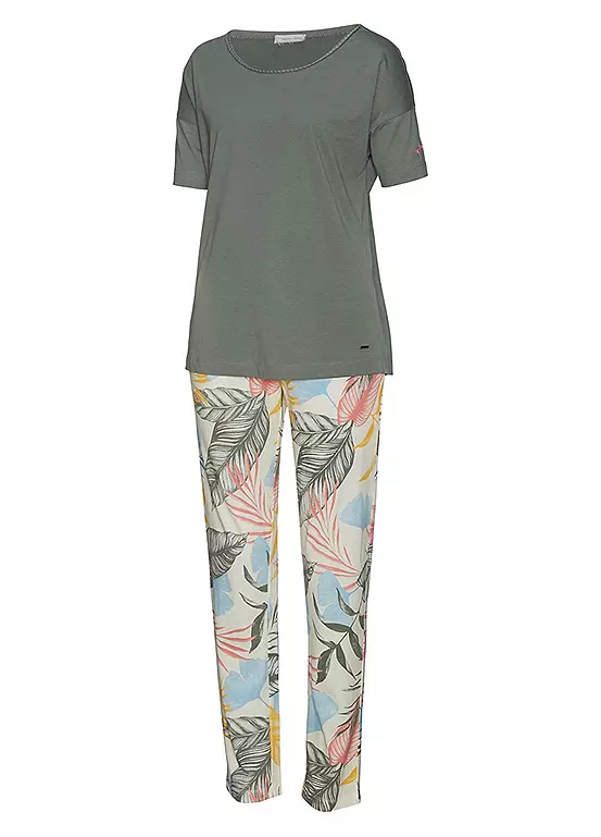 Vivance Dreams Tropical Print Pyjamas 5 Vivance Dreams Tropical Print Pyjamas - Image 5