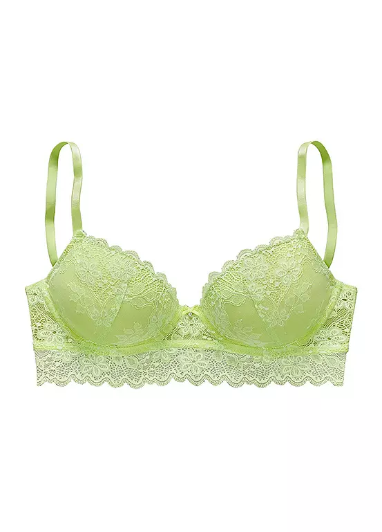 Vivance Floral Underwired Push-Up Bra 2 Vivance Floral Underwired Push-Up Bra - Image 2