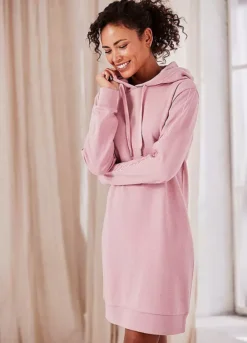 Vivance Hooded Sweatshirt Dress