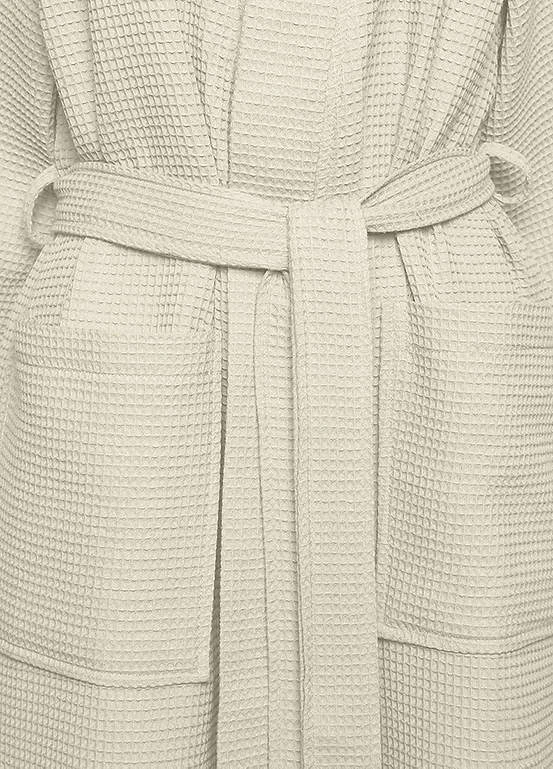 Vivance Waffle Bathrobe 3 Vivance Waffle Bathrobe - Image 3