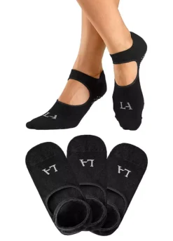 Active By LASCANA Pack Of 3 Anti-Slip Socks