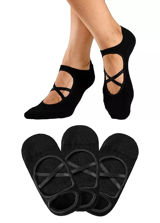 Active By LASCANA Pack Of 3 Yoga Booties 1 Active By LASCANA Pack Of 3 Yoga Booties