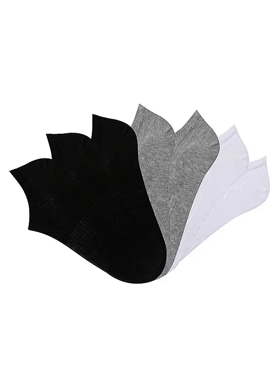 Active By LASCANA Pack Of 7 Trainer Socks 5 Active By LASCANA Pack Of 7 Trainer Socks - Image 5