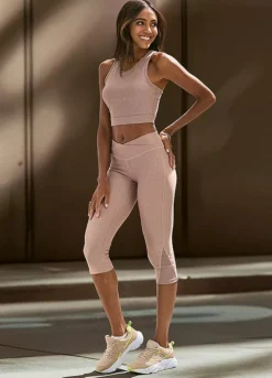 Active By LASCANA Sporty Capri Leggings -Daily Bra Store active by LASCANA Sporty Capri Leggings90719236FRSP W03