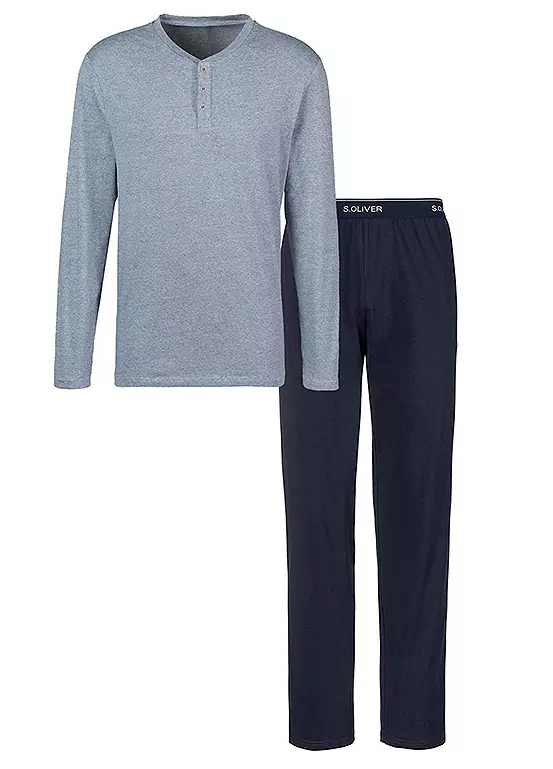 S.Oliver Bodywear Long Sleeve Pyjamas 2 S.Oliver Bodywear Long Sleeve Pyjamas - Image 2