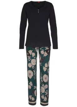 S.Oliver Floral Print Pyjamas -Daily Bra Store s.Oliver Floral Print Pyjamas60452353FRSC
