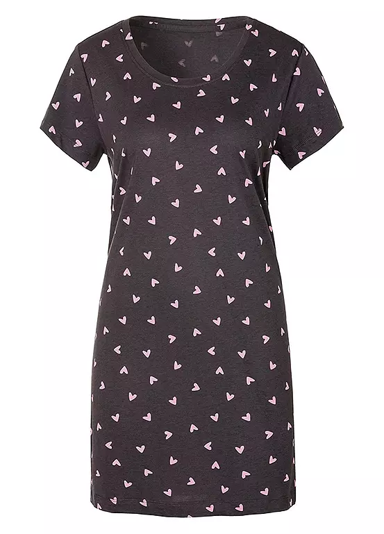 S.Oliver Heart Print Nightie 2 S.Oliver Heart Print Nightie - Image 2
