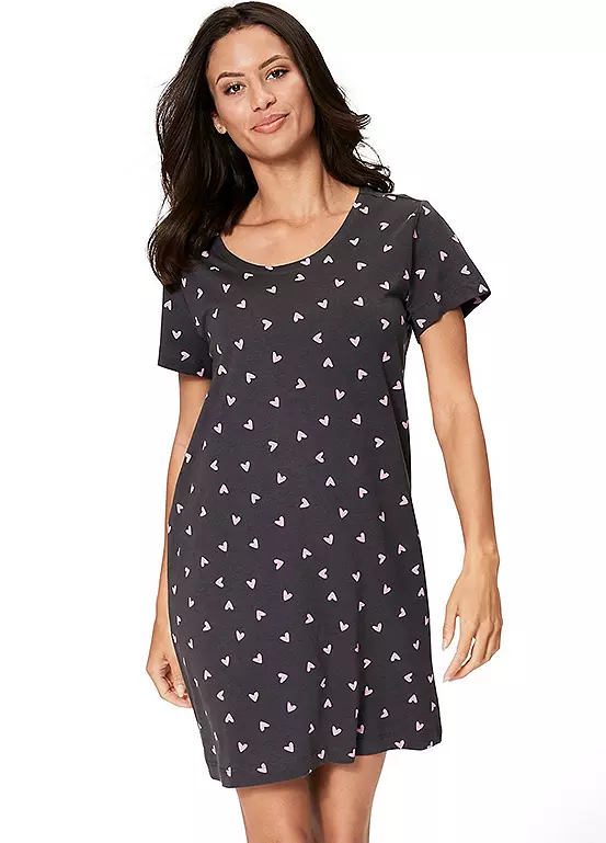 S.Oliver Heart Print Nightie 1 S.Oliver Heart Print Nightie