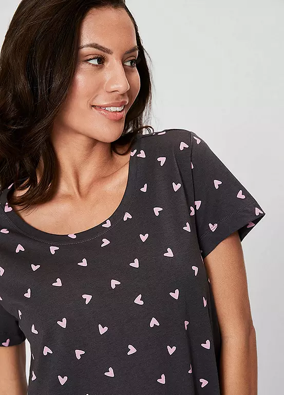 S.Oliver Heart Print Nightie 4 S.Oliver Heart Print Nightie - Image 4