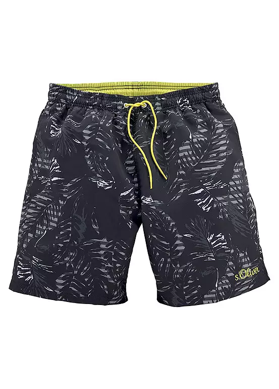 S.Oliver Palm Print Swimshorts 2 S.Oliver Palm Print Swimshorts - Image 2