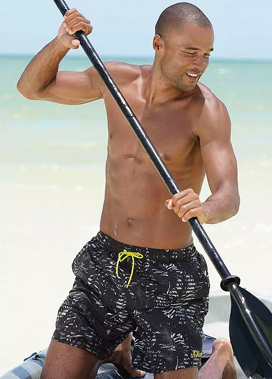 S.Oliver Palm Print Swimshorts 1 S.Oliver Palm Print Swimshorts