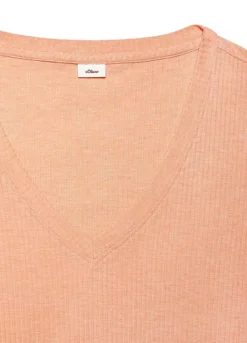S.Oliver V-Neck Long Sleeve Pyjama Top 8 S.Oliver V-Neck Long Sleeve Pyjama Top -Daily Bra Store s.Oliver V Neck Long Sleeve Pyjama Top10654621FRSC W01
